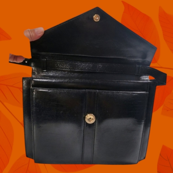 Yves Saint Laurent Shoulder Bag Black- W/COA - Picture 2 of 10